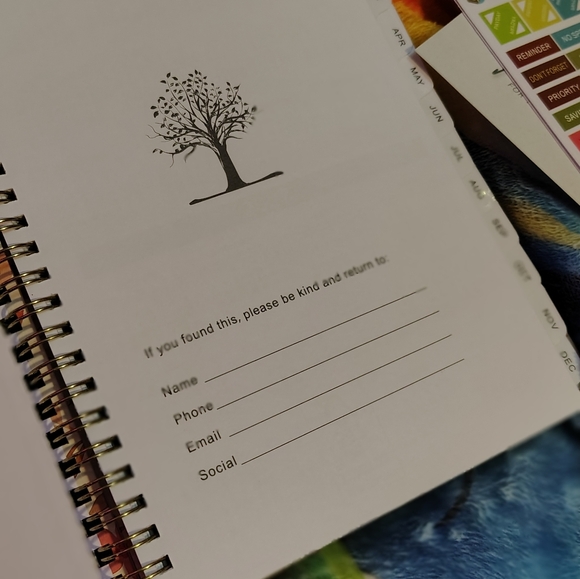 2026 Planner With Stickers And Tabs - Picture 13 of 14